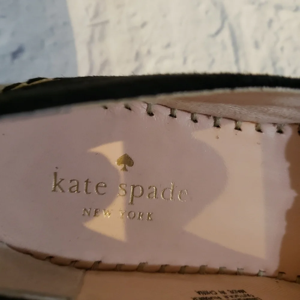 Kate Spade Lisbon Black Suede Espadrille